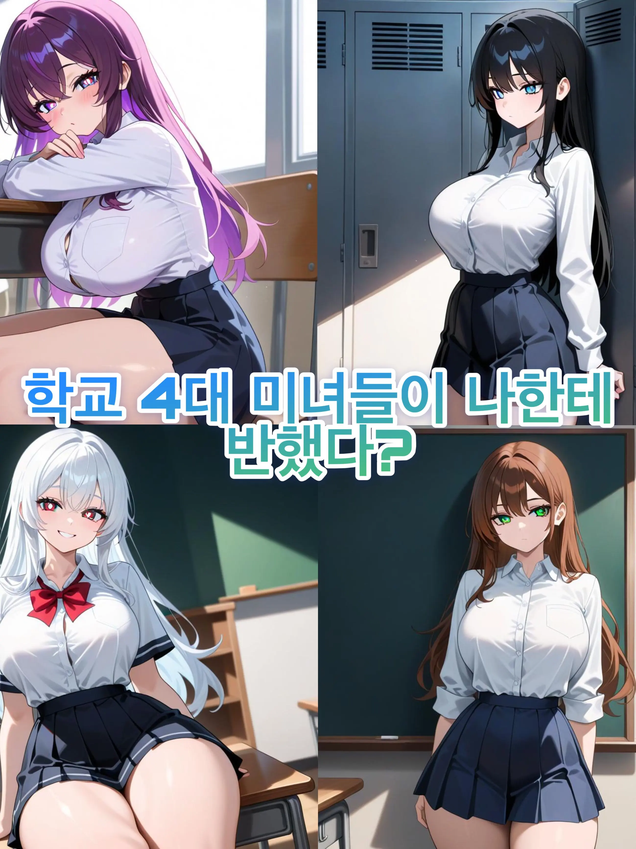 gwicanhda의 학교 4대 미녀들이…