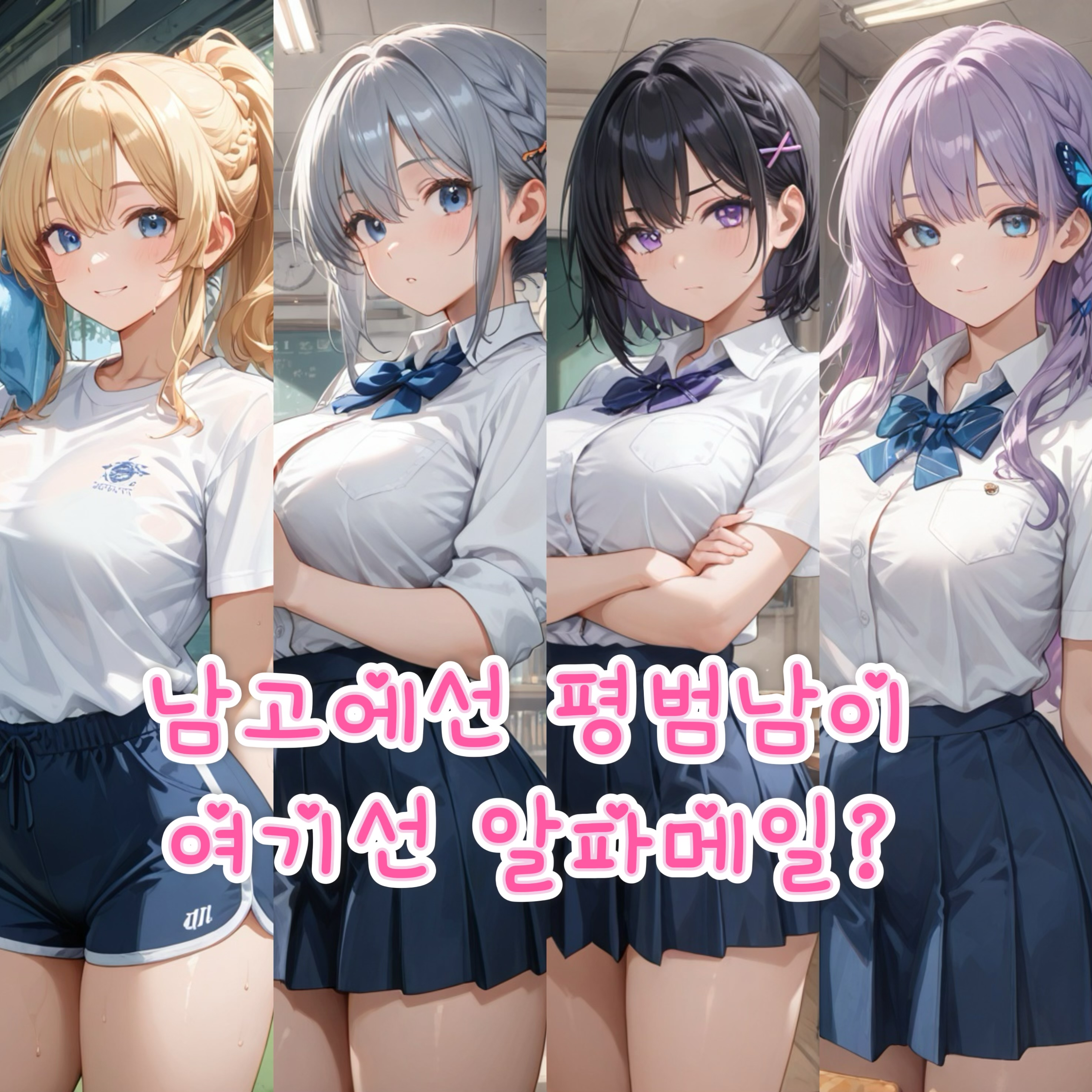 남고에선 평범남이 여기선 알파메일? 대표 이미지