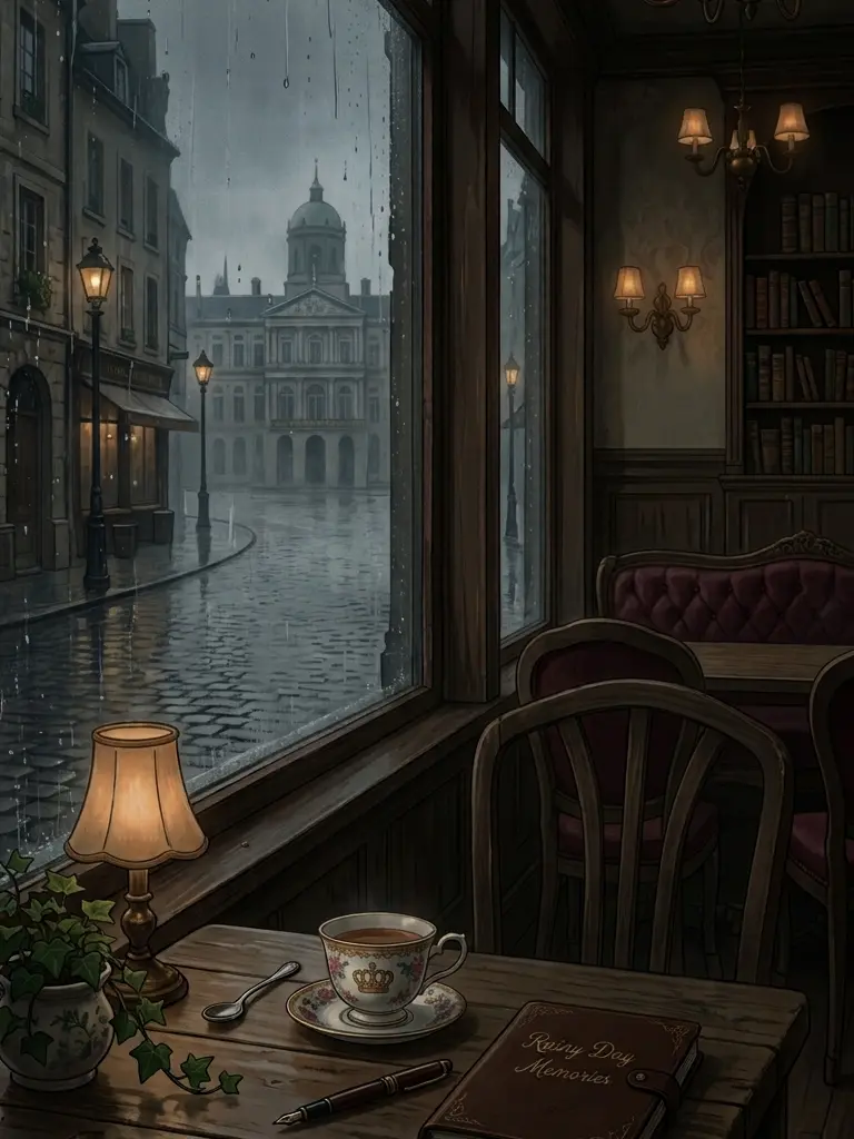ITOMARUBLOOM의 Rainy Day Cafe Study Session