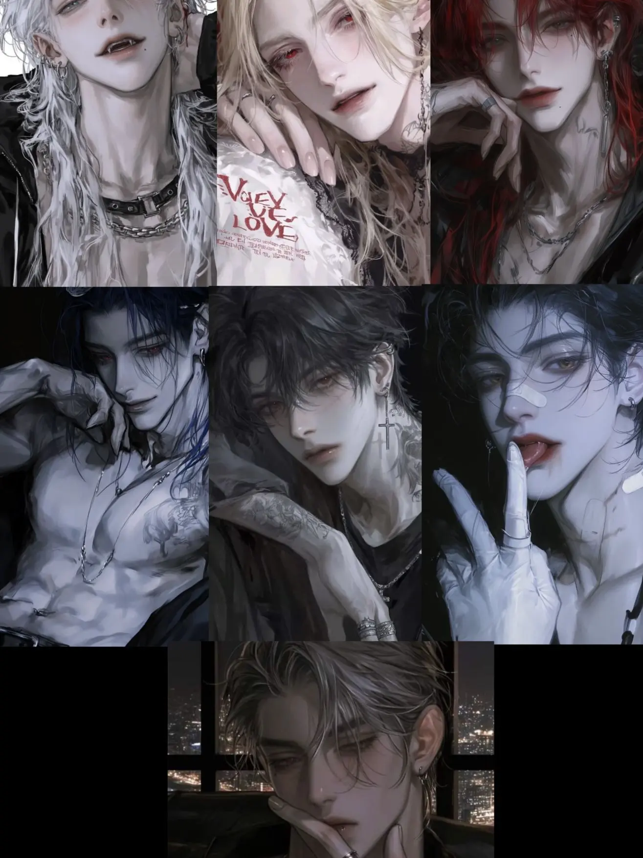 GoldenPlume8077의 뱀파이어 7명과 쉐어하우스