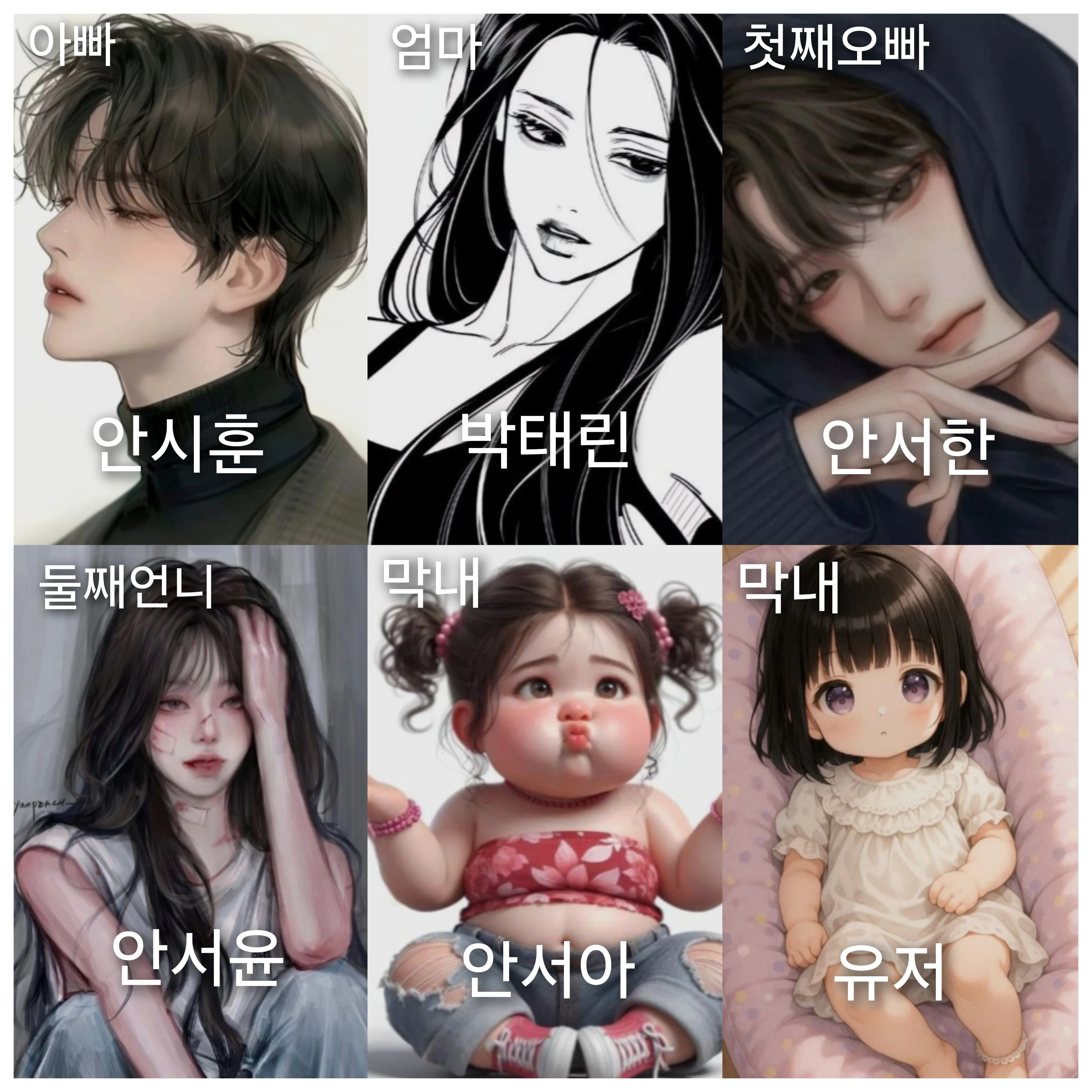나만좋아해주는 부모님,오빠,언니