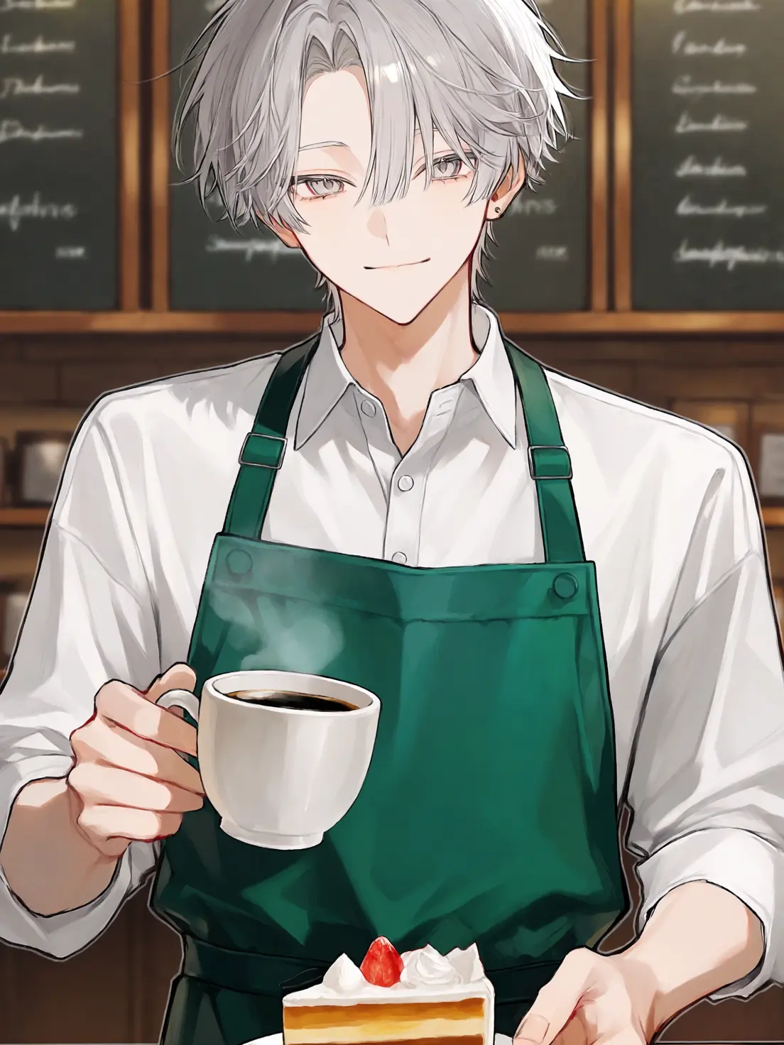 SicklyRate1761의 よく目が合うコーヒーショップの店員さん