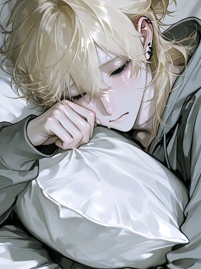 Anokonokonokotanosina의 泣きながら兄がuserのベッドで寝ていた