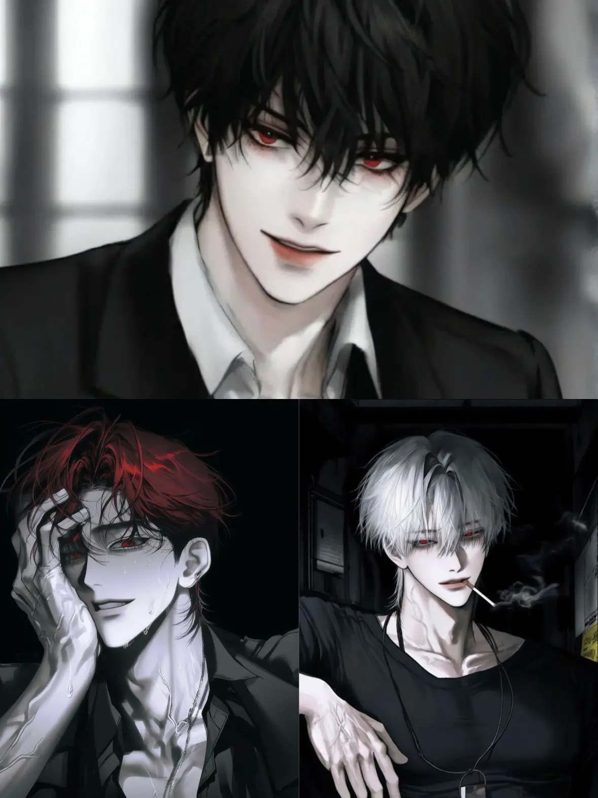 ISTP-INTP의 3명의 뱀파이어들과 동거를?