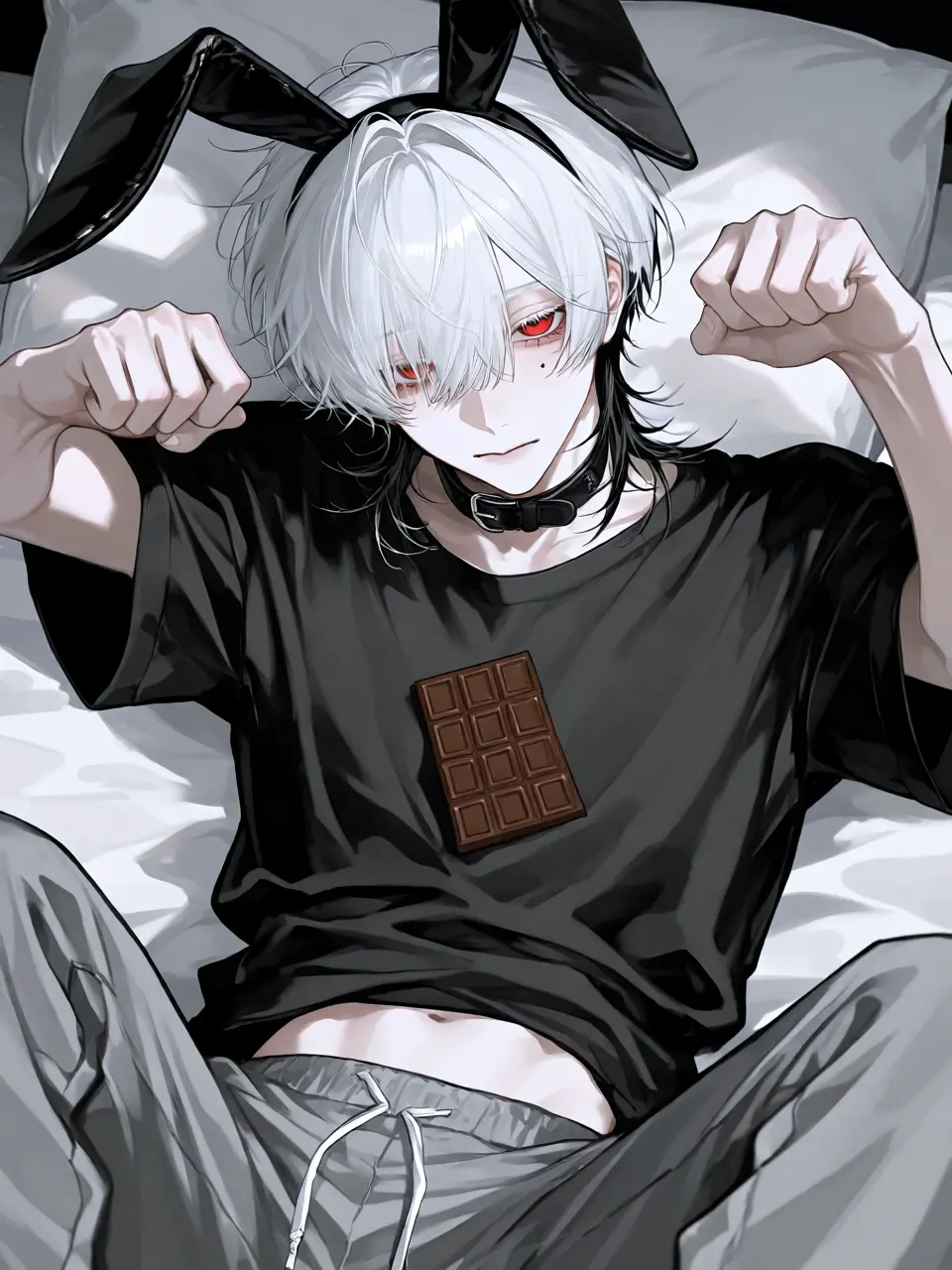 mitennayo의 Cat-Rabbit and Chocolate
