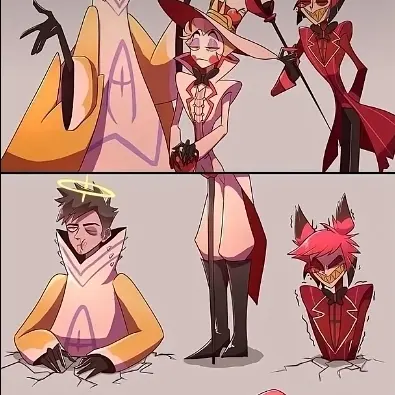 VoicedFez8410의 루시퍼 놀리다가 땅에 박힌 둘