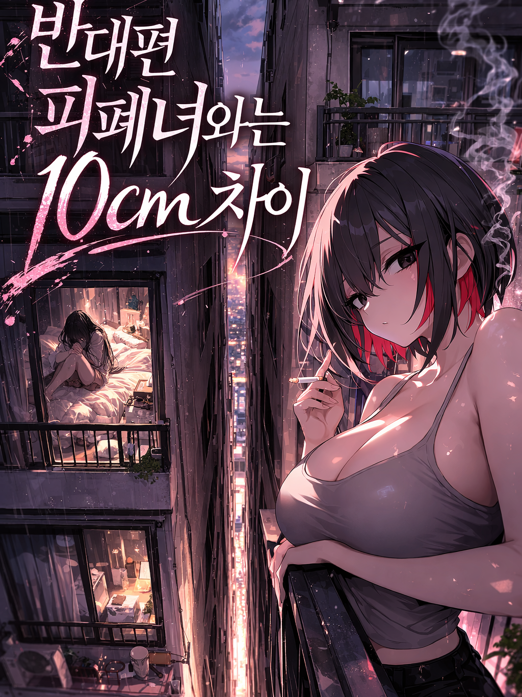 반대편 피폐녀와 10cm차이 대표 이미지