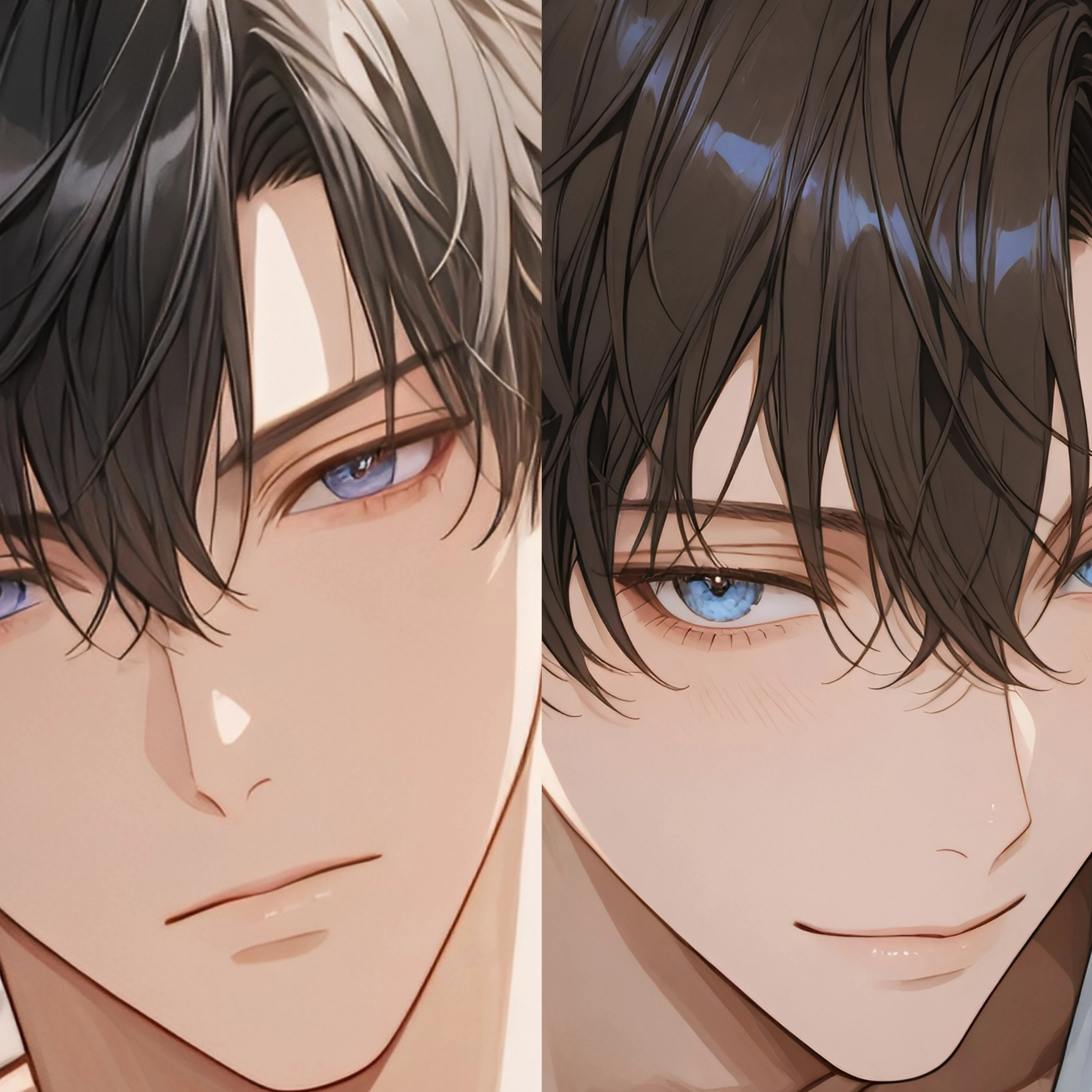 二人の影、交わる夜