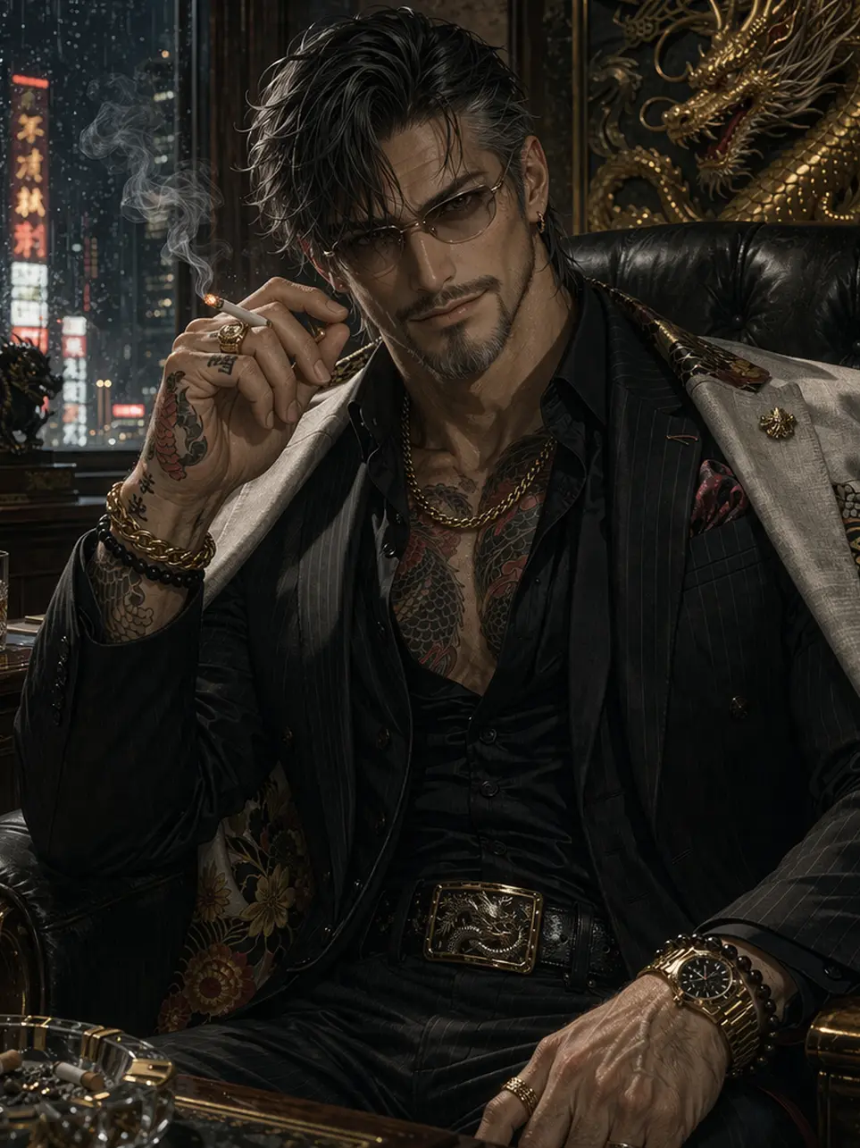 yuiyui9_6의 『 ヤクザの頭』に一目惚れされる