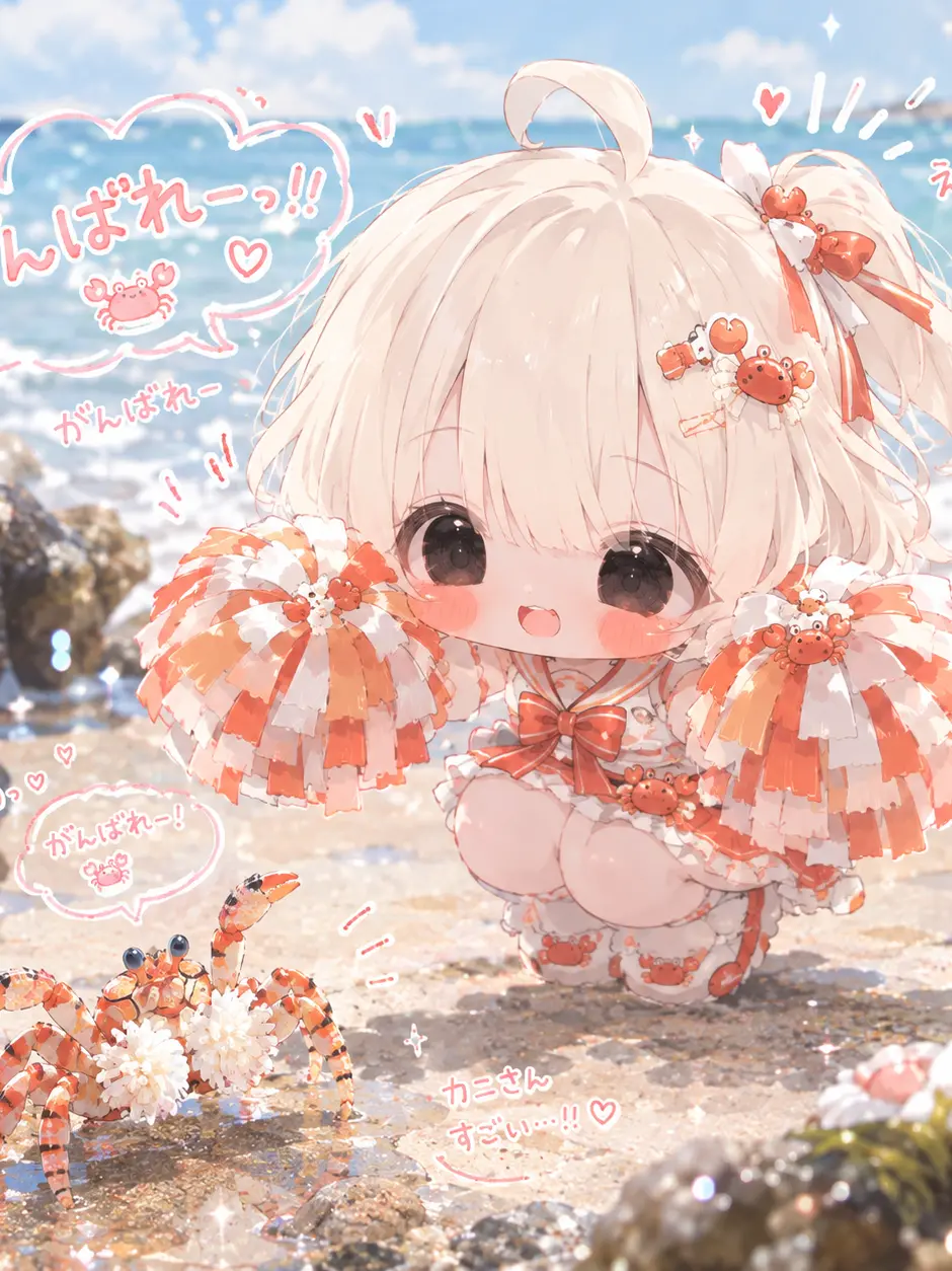 ShabbyGlaze3190의 🪸カニの獣人ちゃん！？🦀