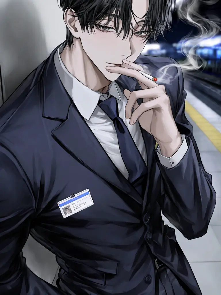 yuruyu_00의 11 PM at the Station Smoking Area