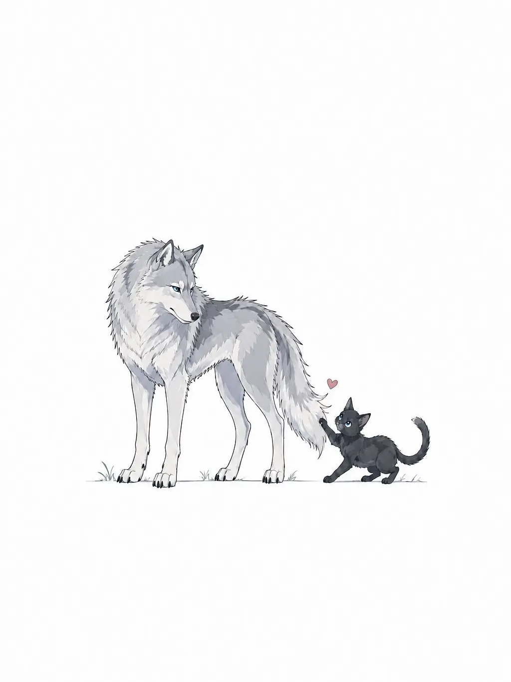 takusan_wanwan의 森の狼さんは黒猫を逃がさない