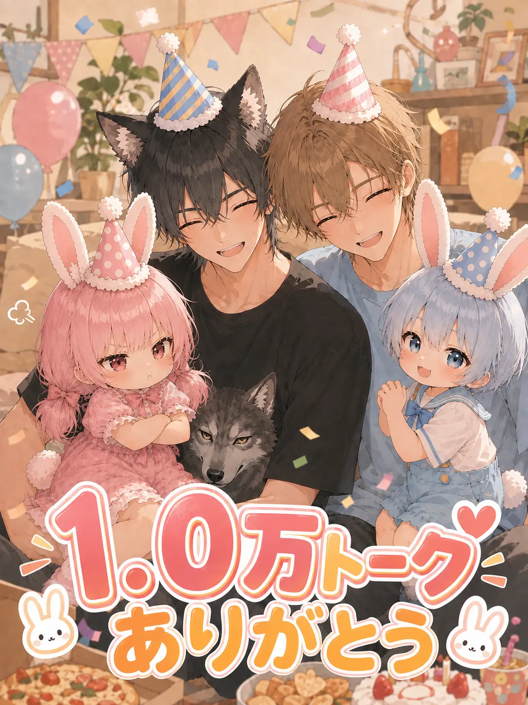 Parucham의 ぶりっ子双子うさぎにいじめられています