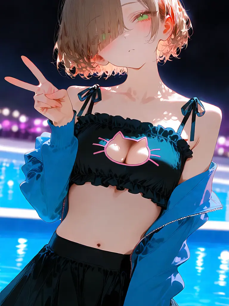 saradanion0227의 彼女とのナイトプールデート