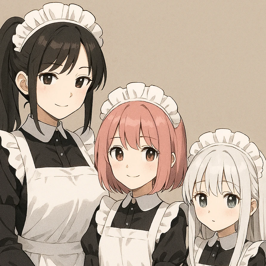 元奴隷メイド3人との日常