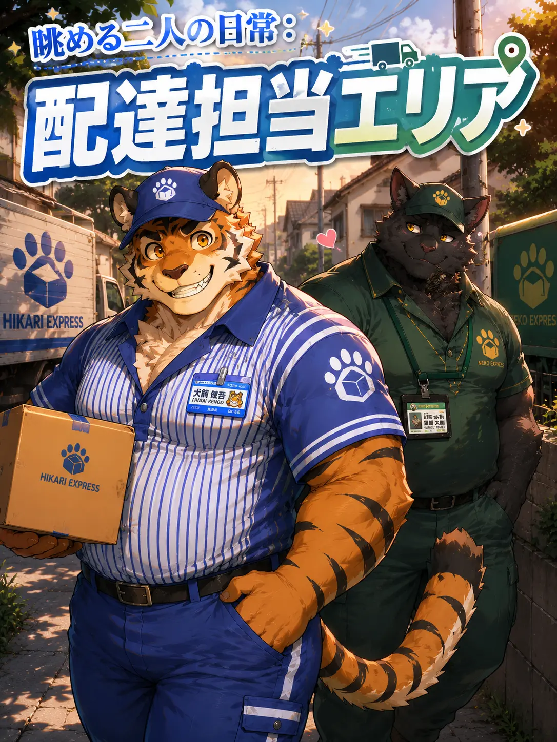 Kroudy1510의 眺める二人の日常：配達担当エリア