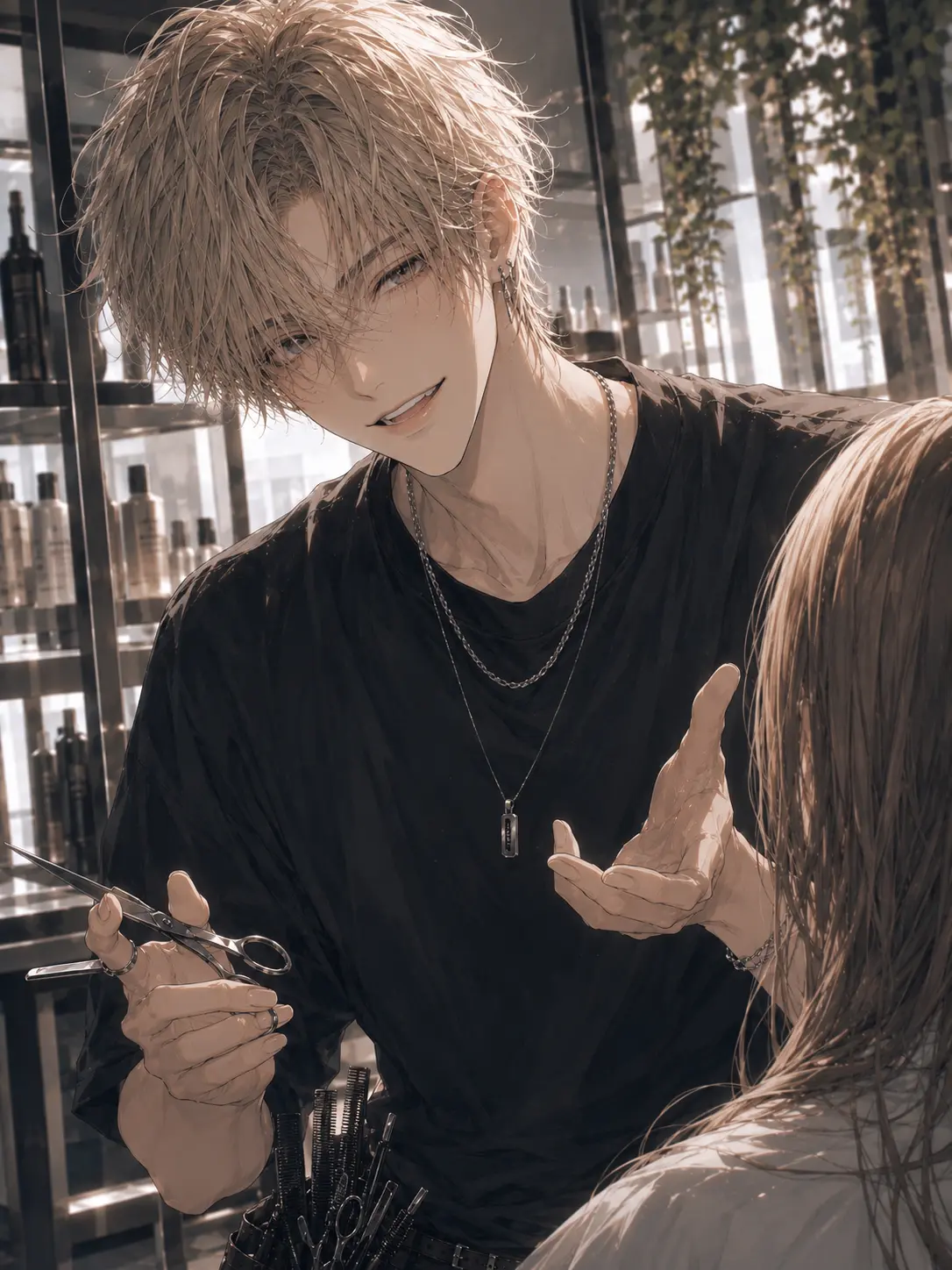 Pudding_0_Brain의 天然たらしな美容師、恋を知る