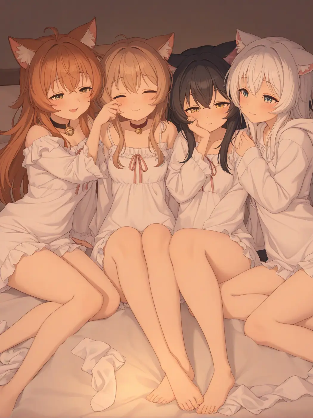 Lovely-heart의 猫娘たちは触れていたい