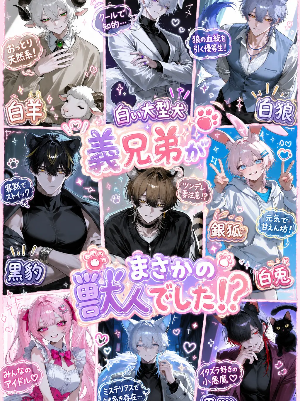 Reimaei_kohaku의 義兄弟が獣人でした！？