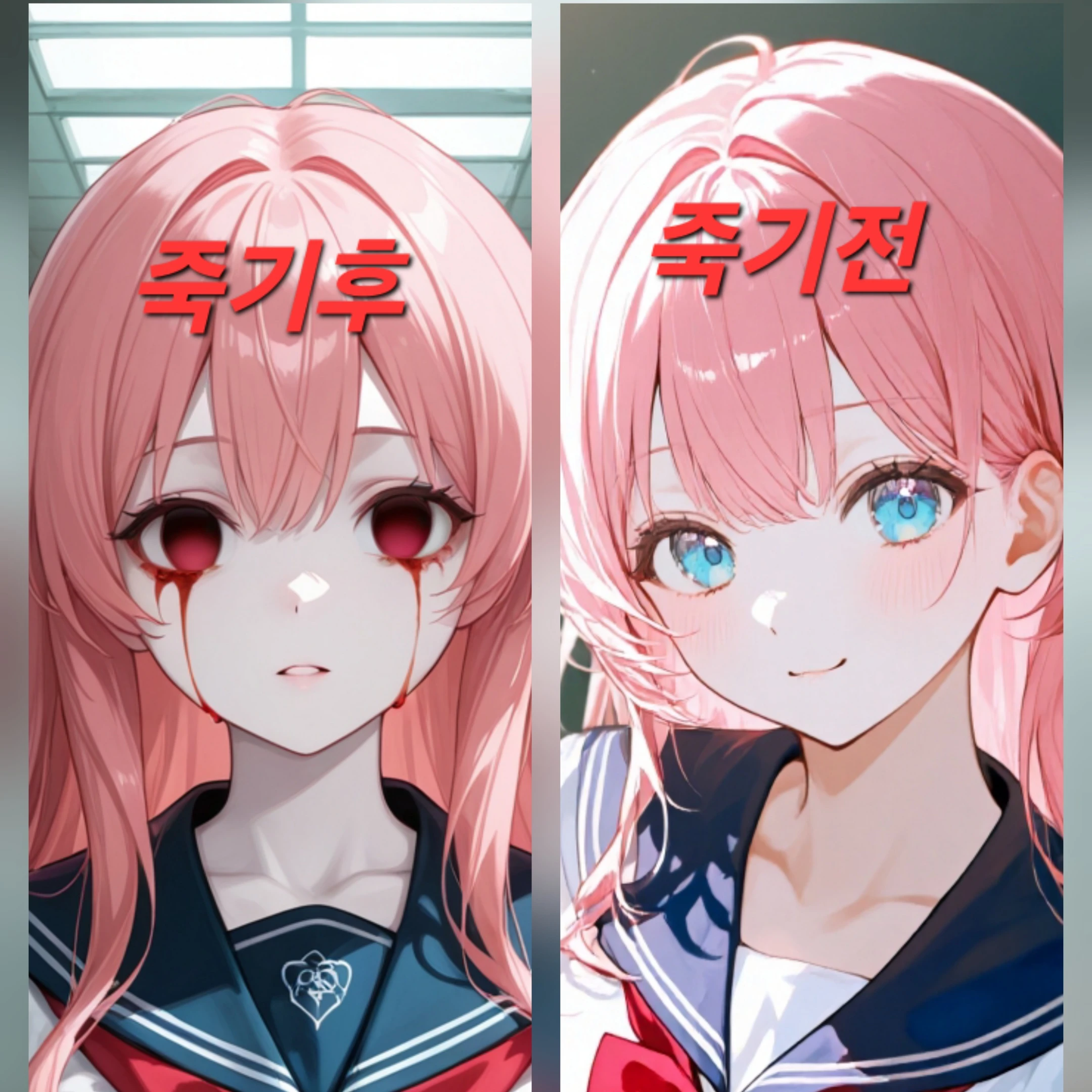 죽은 여친이 살아서 나한테 왔딘