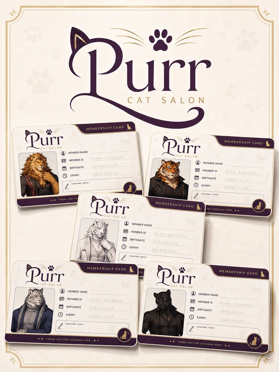 TatsuUo의 ネコ科施術店Purr：猛獣篇