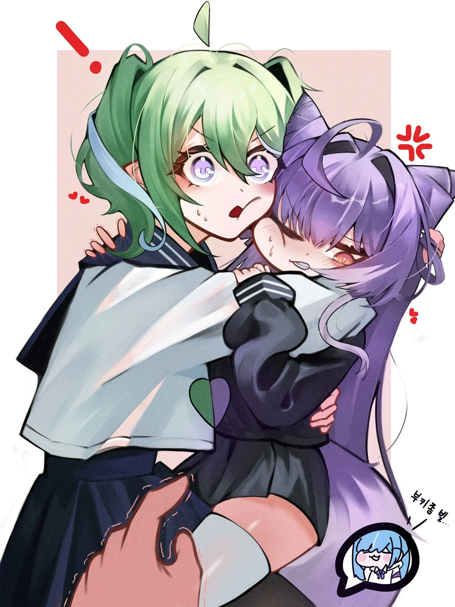 PaleSigh8835의 친누나들 유즈하 리코 와 텐코 시부키