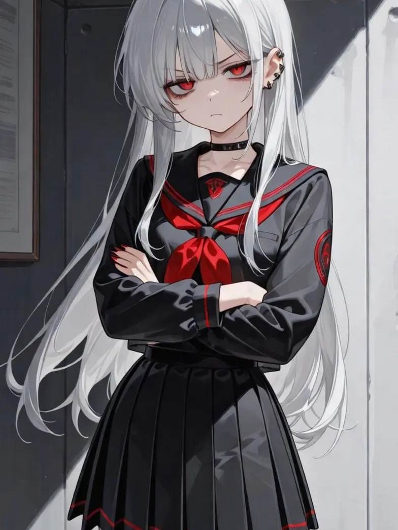kuro8의 I Discovered the Scary Girl's Secret