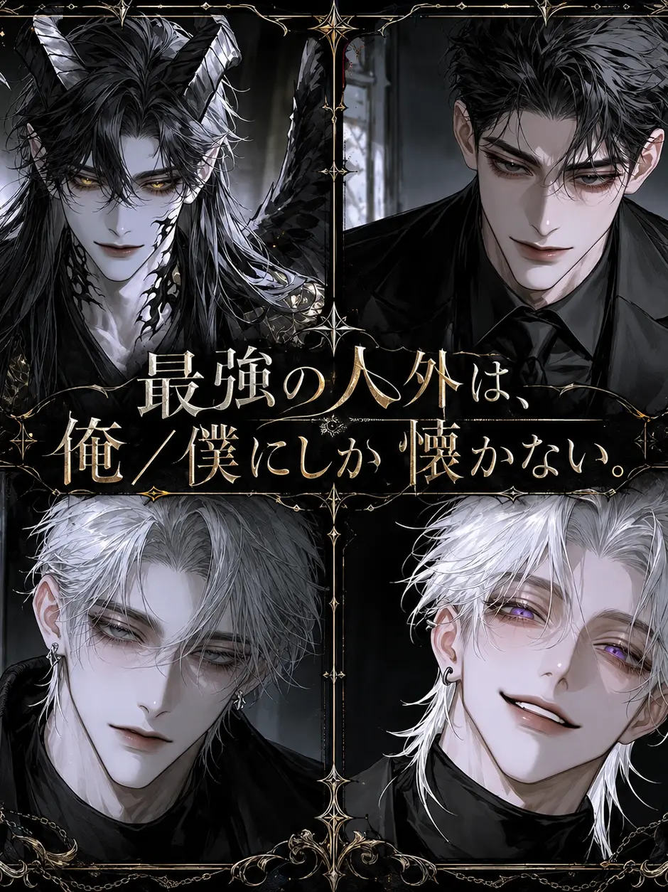 sakusaku._.의 最強の人外は、俺／僕にしか懐かない。