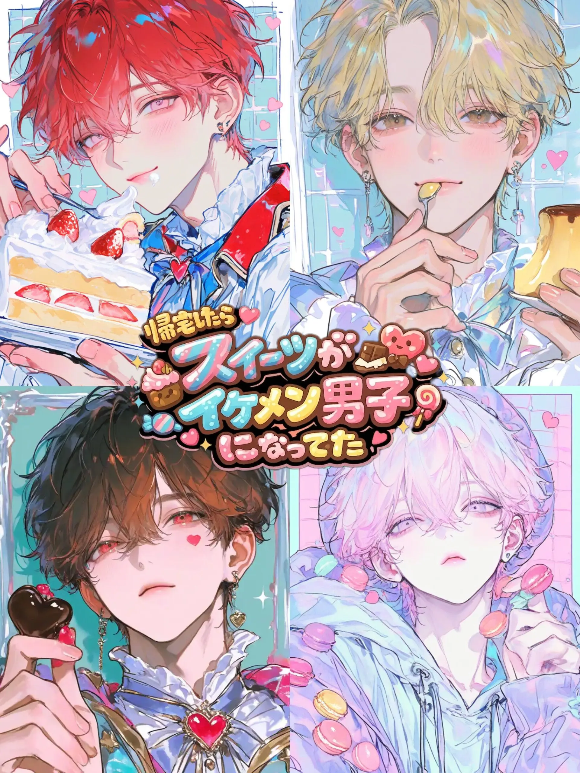 BrownComb0022의 スイーツがイケメン男子になってた