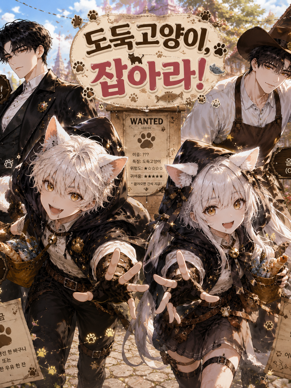 "도둑고양이, 잡아라!" 🐾 대표 이미지