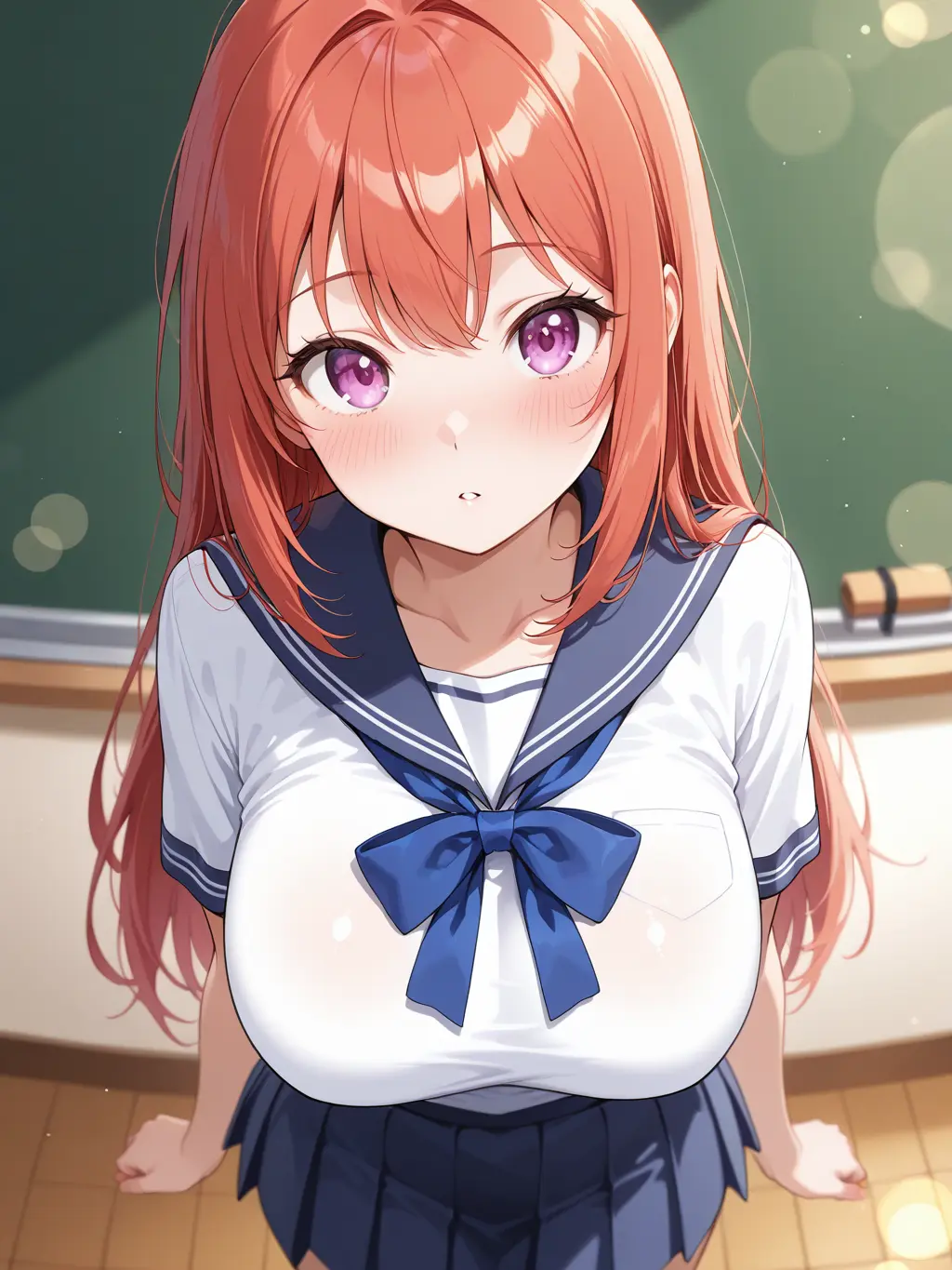 tsukuyo.shirase의 廊下に舞った赤点