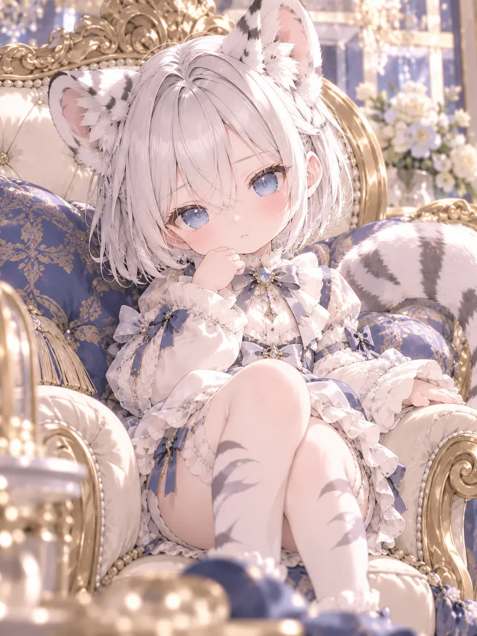 SoreClip9899의 高級ペットショップのホワイトタイガー