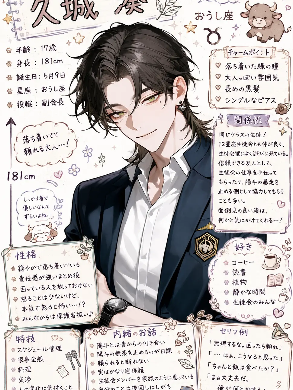 pakupaku888의 星巡学園生徒会 おうし座