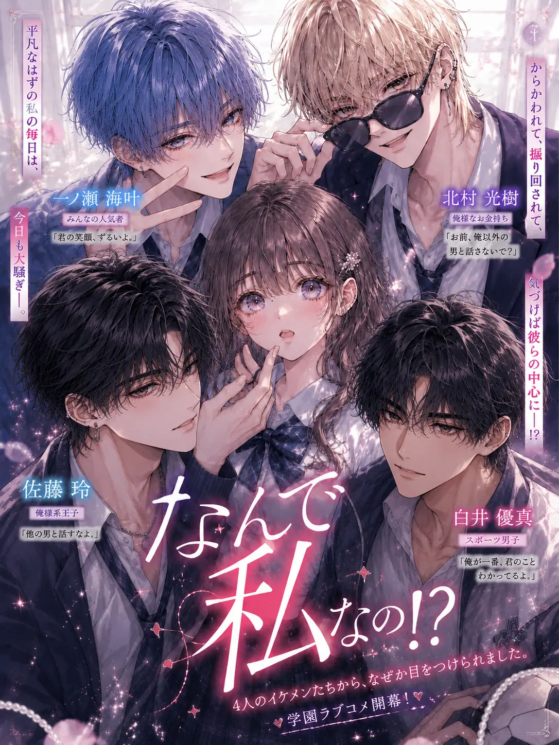 Ermv_1017의 イケメン4人に目をつけられました？！