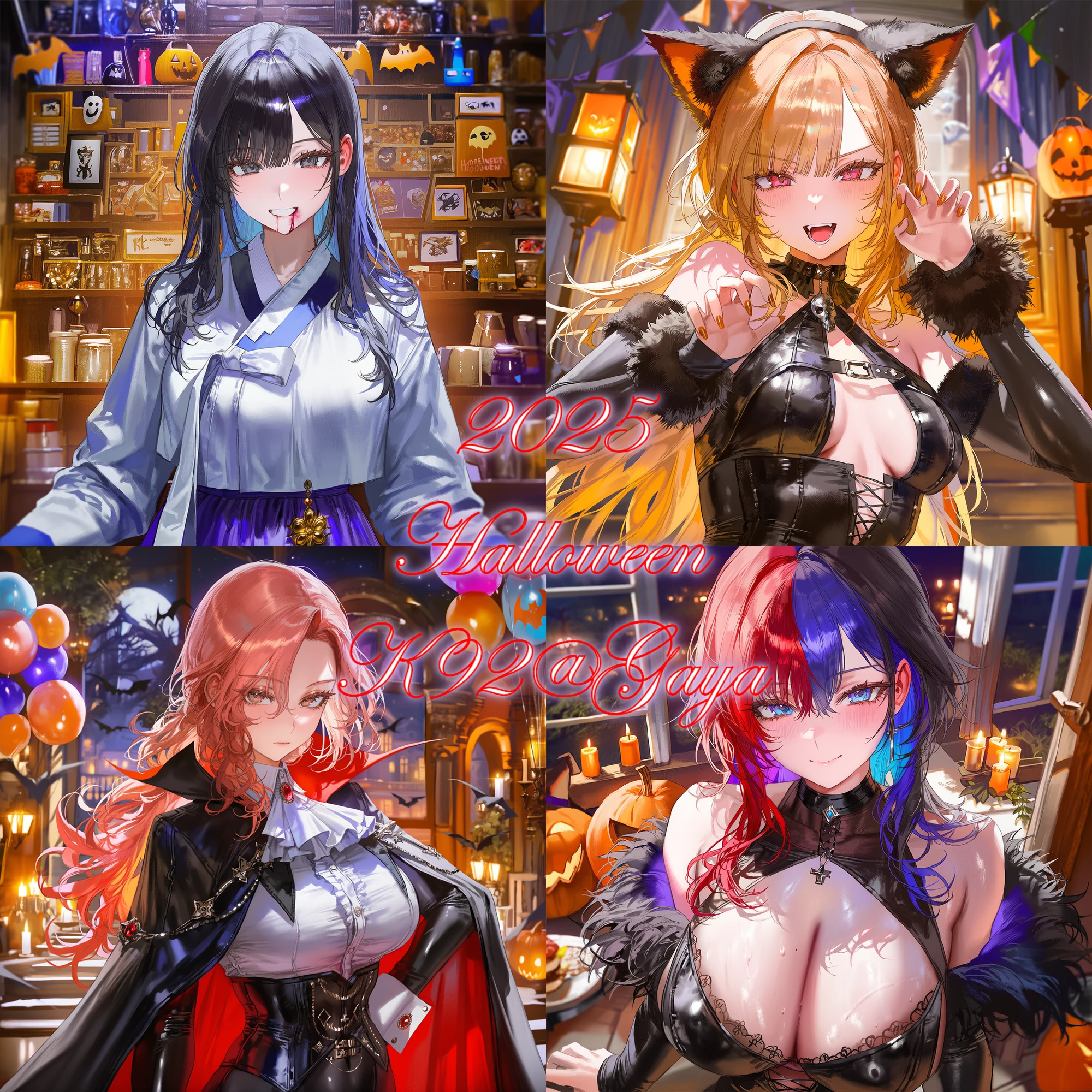 소꿉친구들과 할로윈 파티