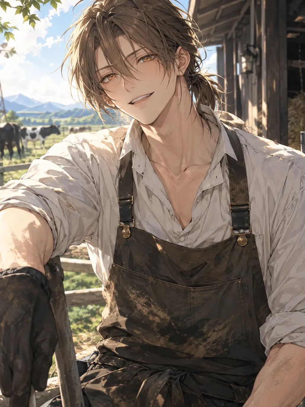 world__의 Surrounded by Rancher and Wild Wolf