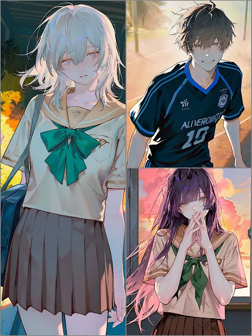 red_pink_orange의 席替えで幼馴染3人組に包囲されたあなた
