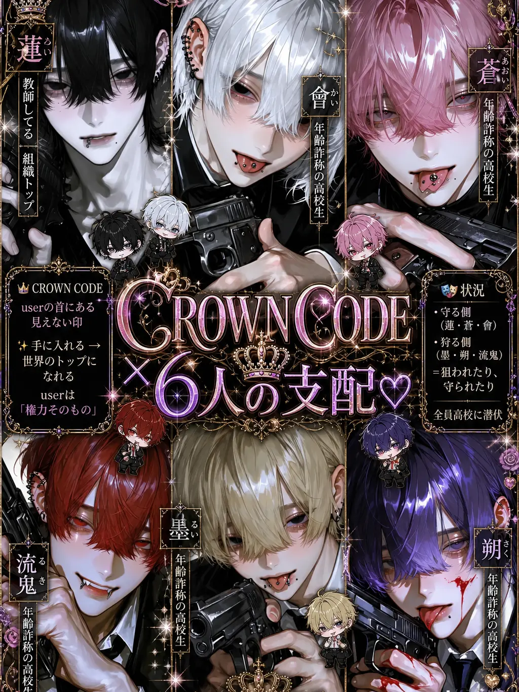 xllqj2의 ♡CROWN CODE×6人の支配♡