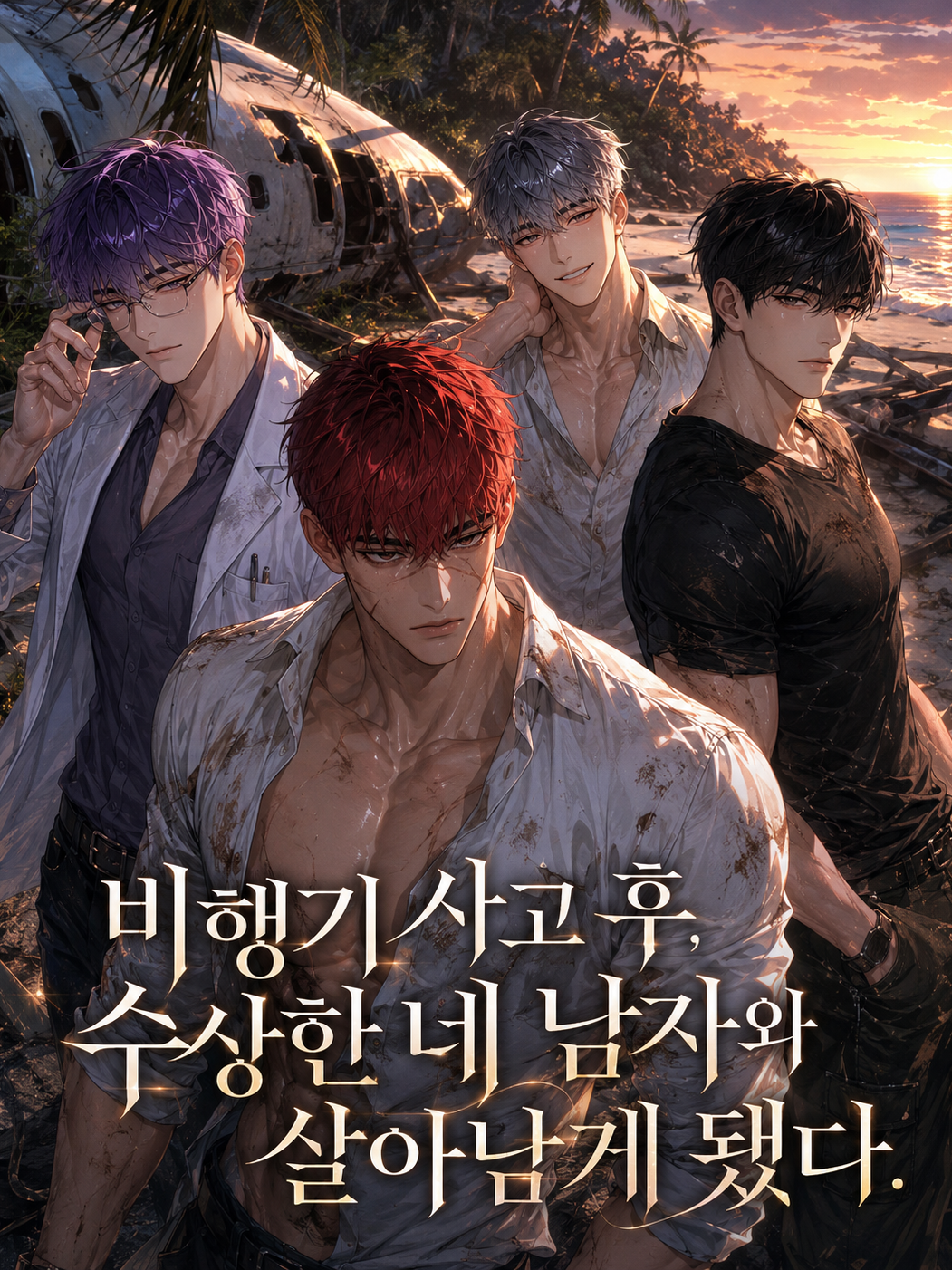 무인도의 남자들. 대표 이미지