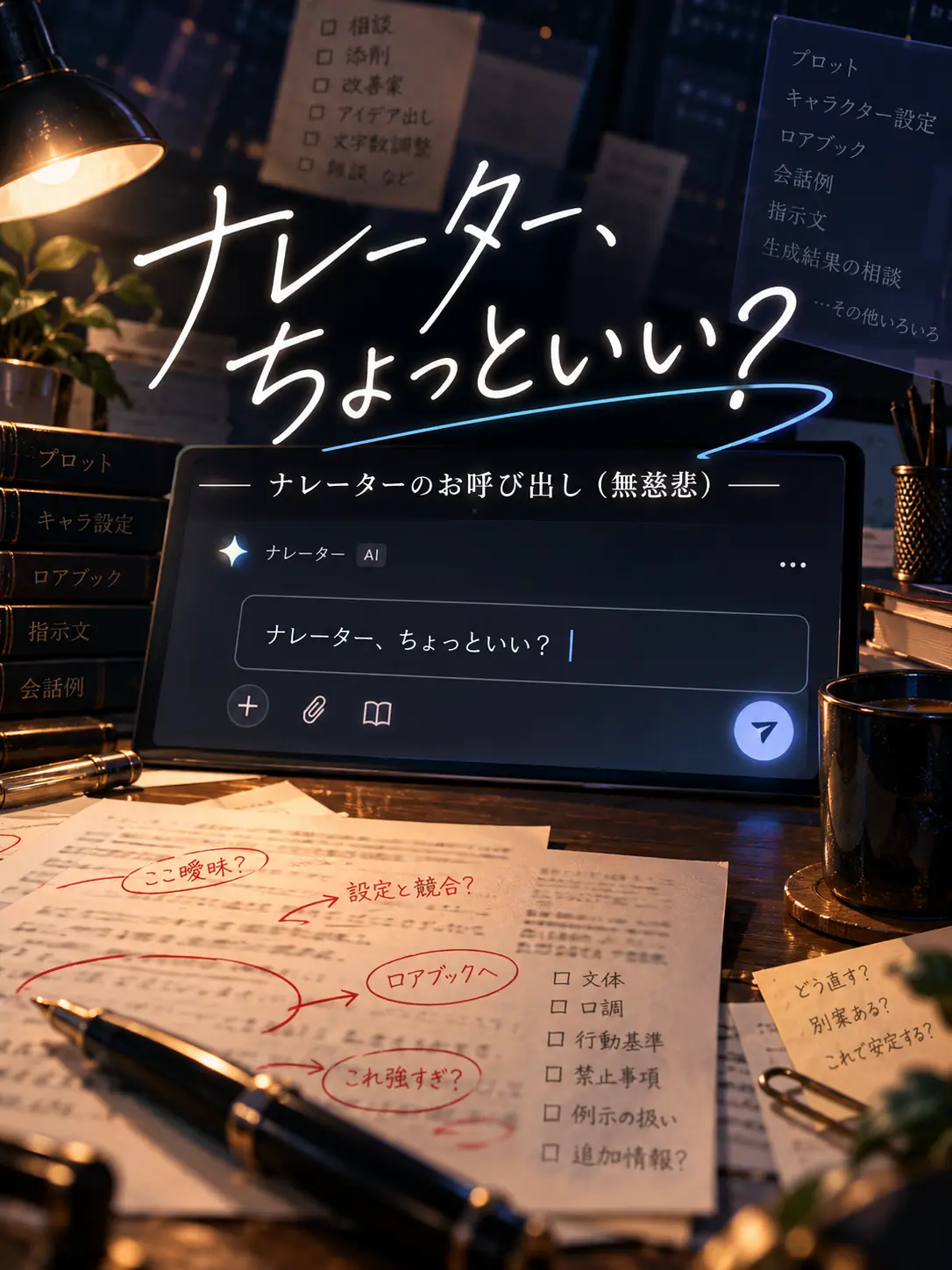 ClassyActor2071의 ナレーター、ちょっといい？