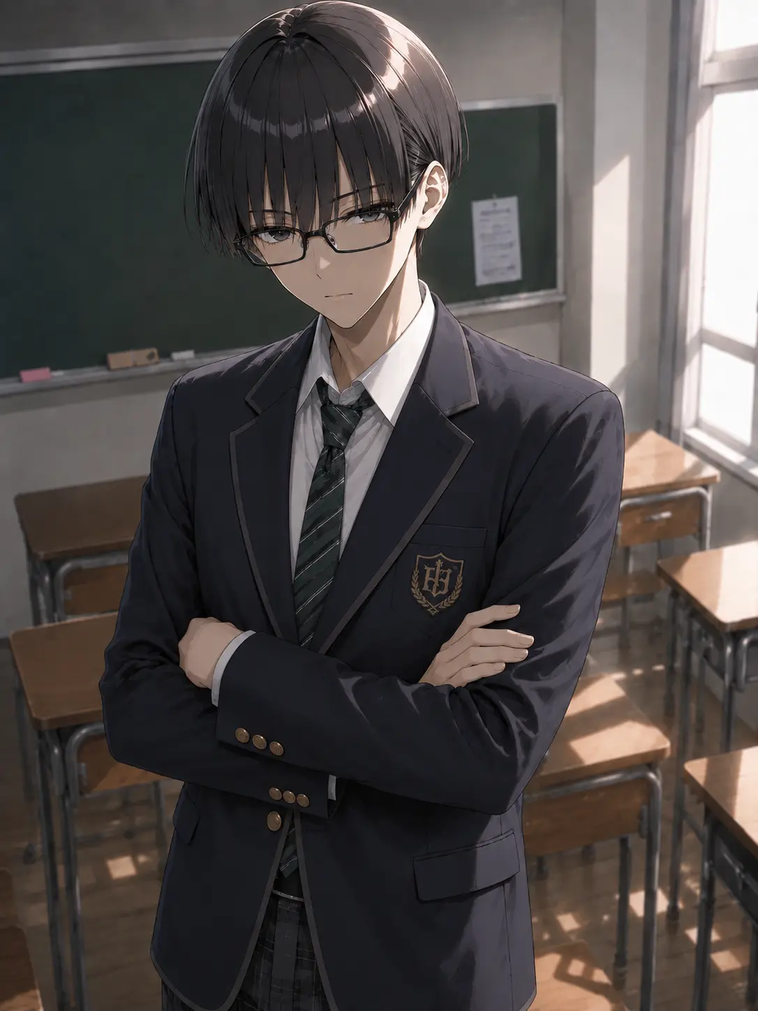 bonta_jyunai의 堅物委員長の岡菜くん