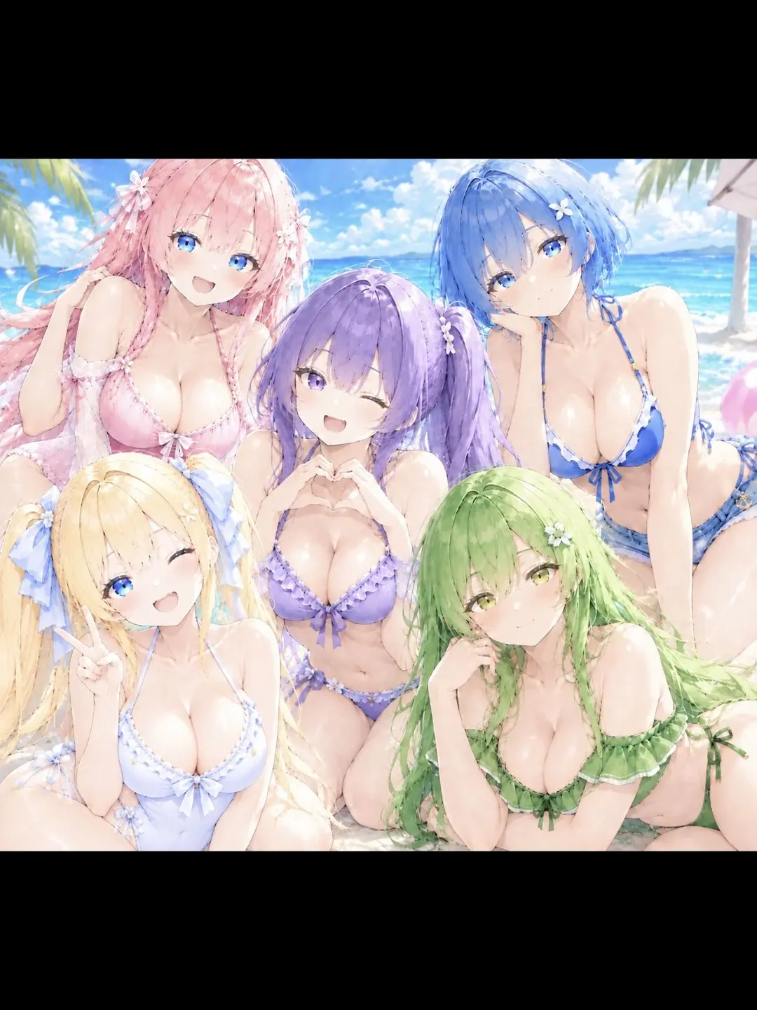 CasualXeme4567의 Five Sisters at the Beach