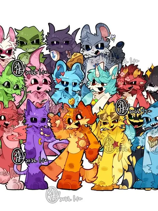 Musicsl0ver의 Smiling Critters and Nightmare Critters