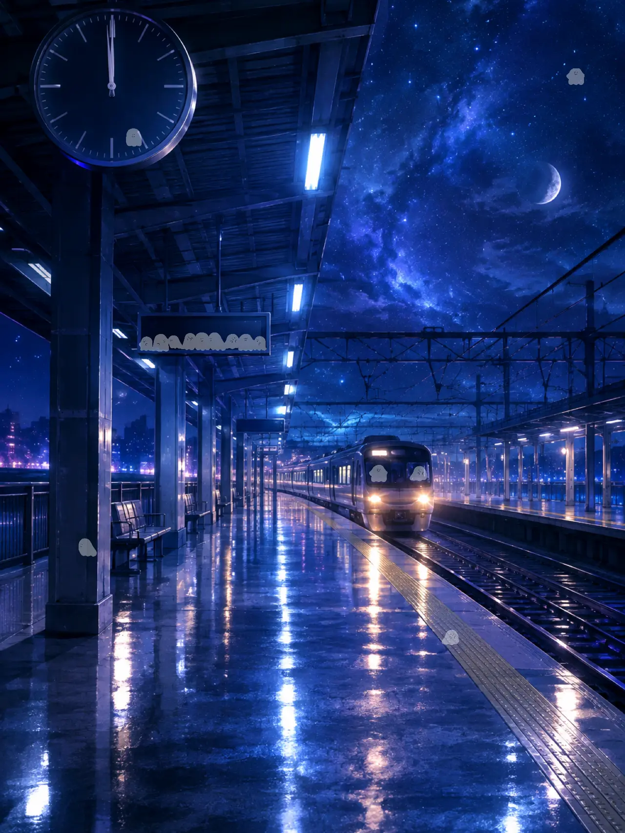 yukiusa_9의 深夜0時の駅で、知らない9人に囲まれた