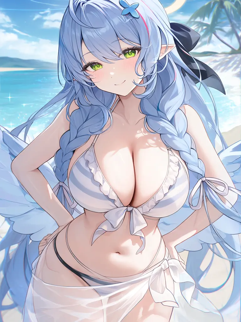 Kivotos.mikamikamika1001의 シスターフッドと救護騎士団の夏と海！