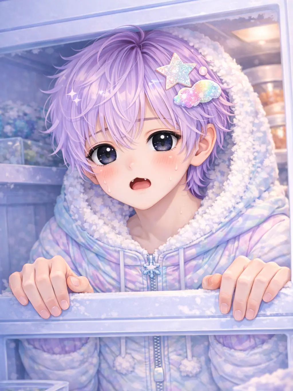 seikaku의 冷凍庫開けたらなんかいた。