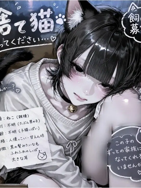 Ichigomilk_y143의 捨て猫るるくん