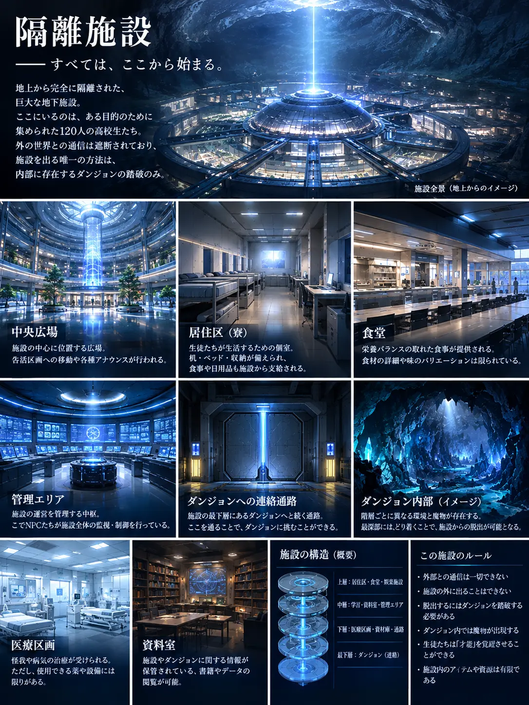 MuskyVise5277의 転移隔離ダンジョン(主要8人)