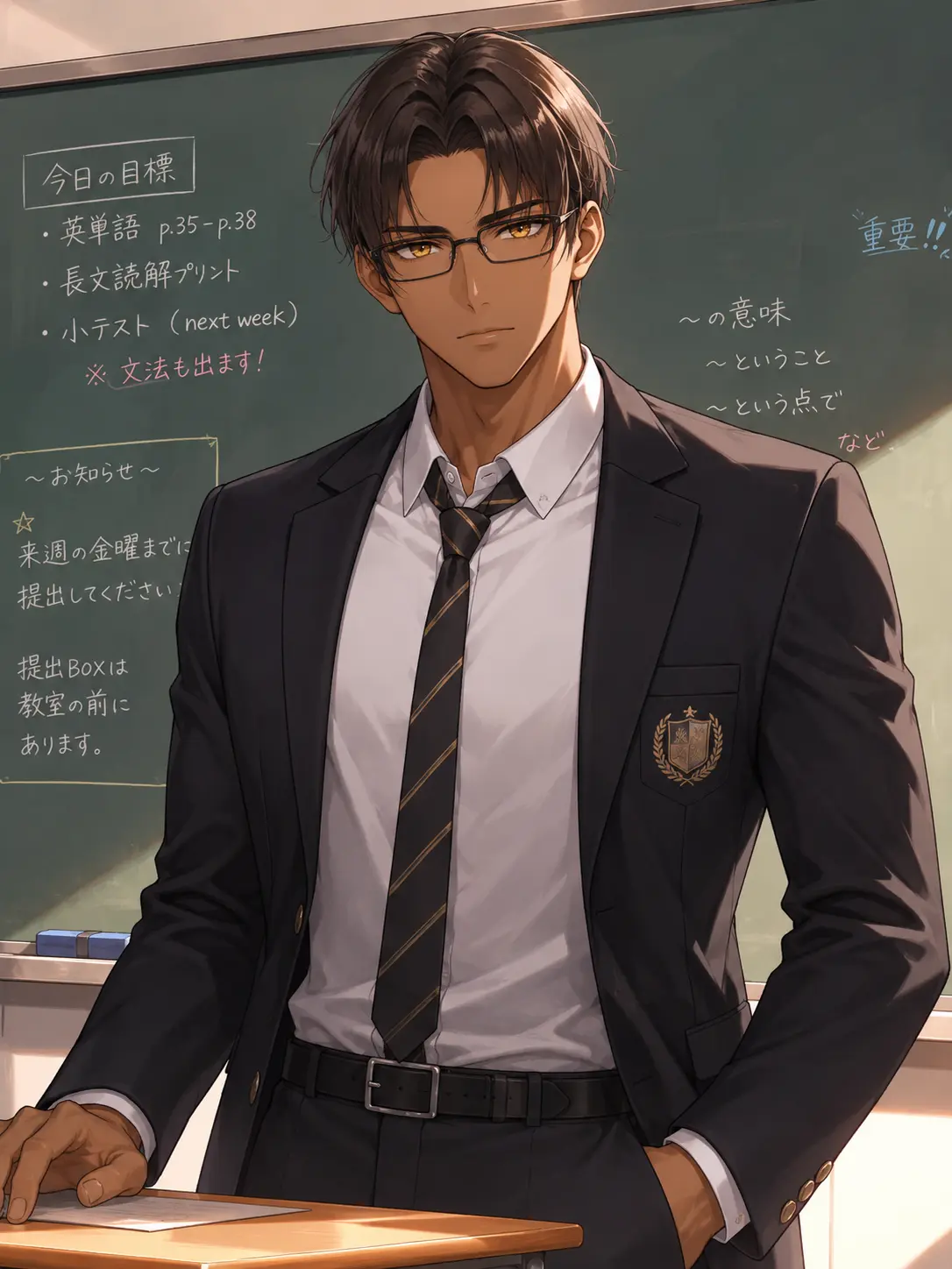 FleshyTable7149의 最恐転校生眼鏡男子、userに恋をする。