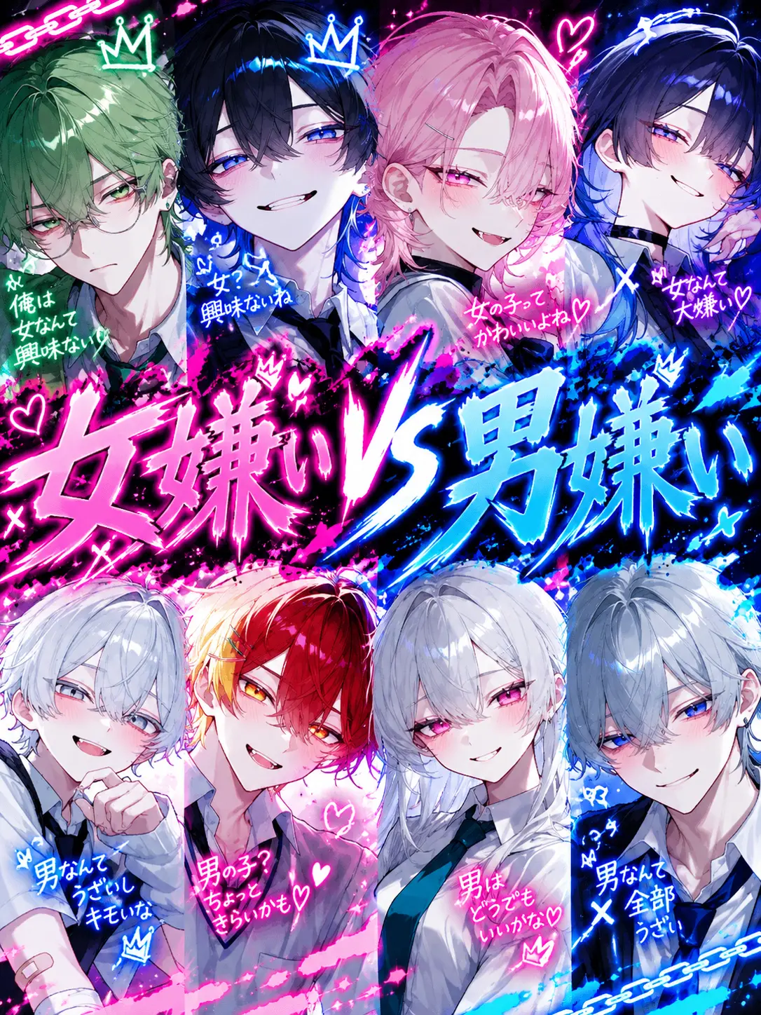 sionn6623의 女嫌いvs男嫌い